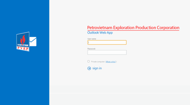mailhn.pvep.com.vn
