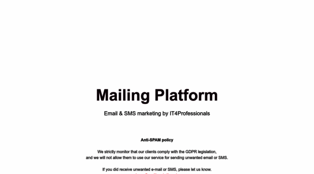 mailingplatform.be