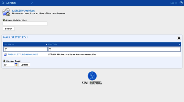 maillist.stsci.edu