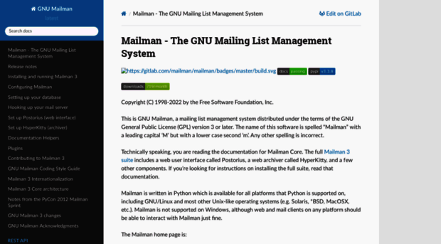 mailman.readthedocs.org