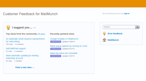 mailmunch.uservoice.com