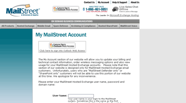 mailstreet.net