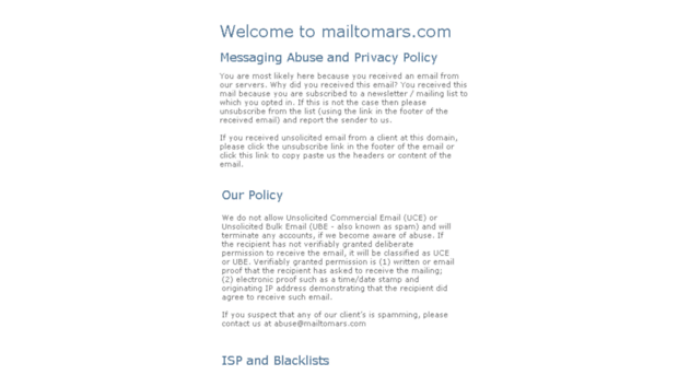 mailtomars.com