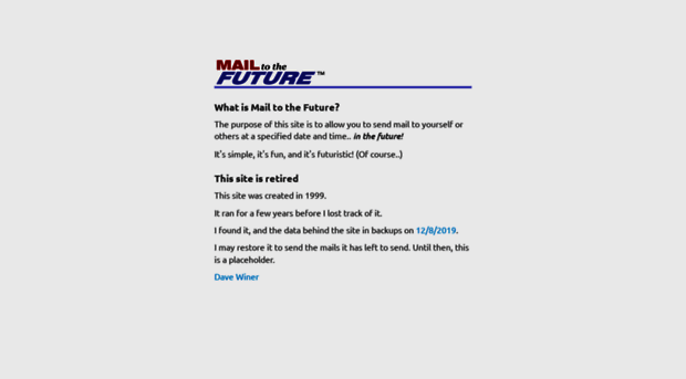 mailtothefuture.com