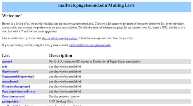 mailweb.pugetsound.edu