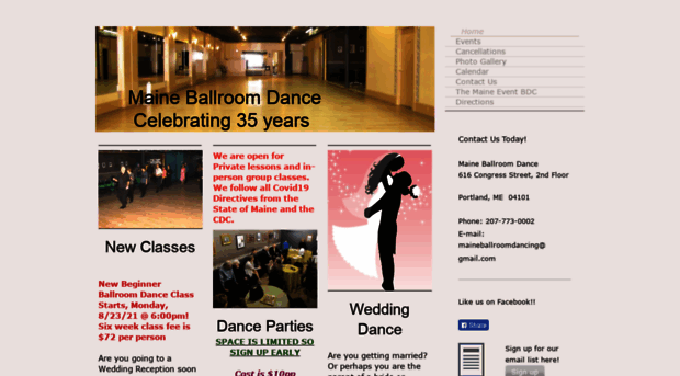 maineballroomdancing.com