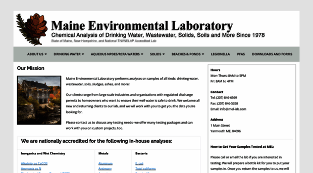 maineenvironmentallaboratory.com