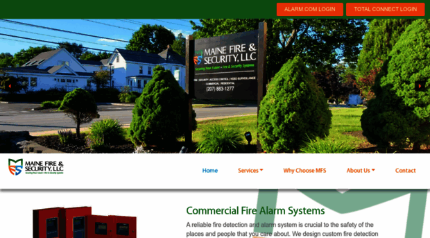 mainefireandsecurity.com