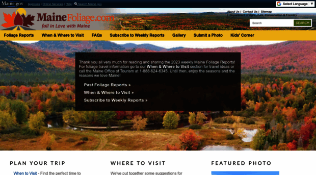 mainefoliage.com