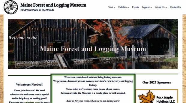 maineforestandloggingmuseum.org