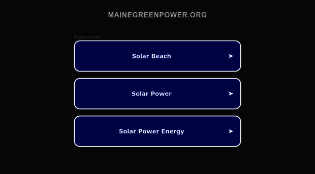 mainegreenpower.org