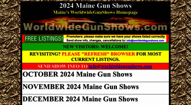 mainegunshows.com