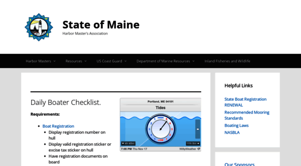 maineharbormasters.org