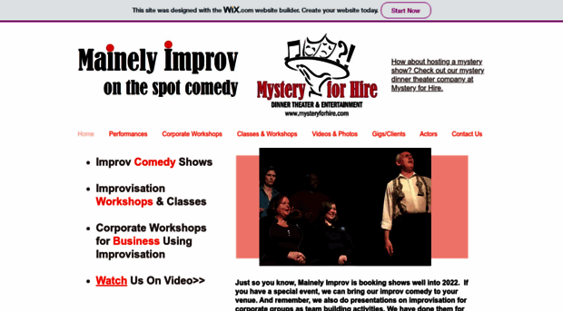 mainelyimprov.com