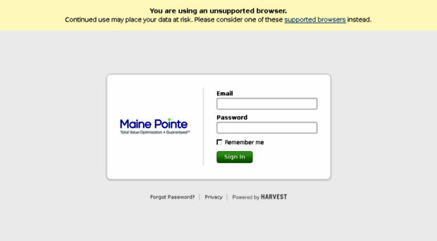 mainepointe.harvestapp.com