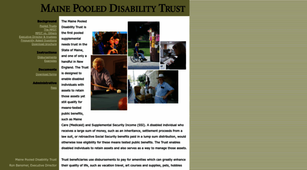 mainepooleddisabilitytrust.org