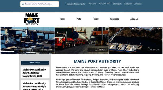 maineports.com