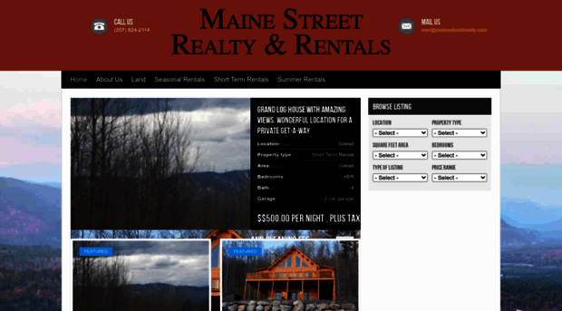 mainestreetrealty.com