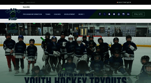 mainewildhockey.com