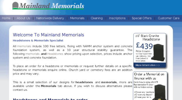 mainlandmemorials.co.uk