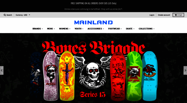 mainlandskateandsurf.com