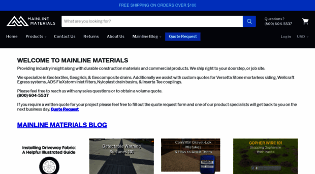 mainlinematerials.com