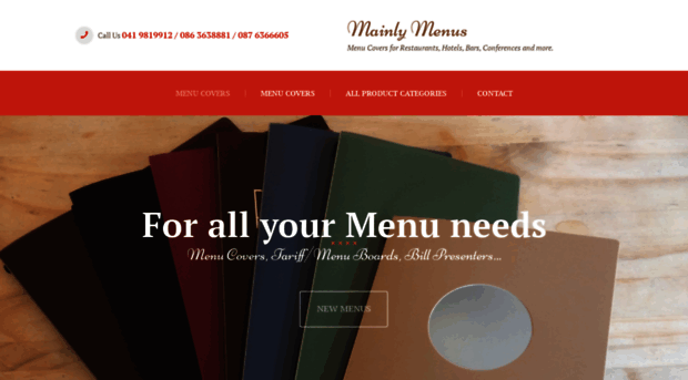 mainlymenus.ie