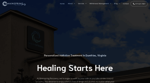 mainspringrecovery.com