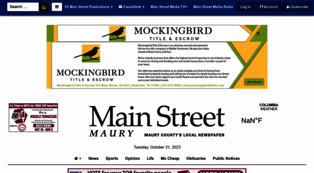 mainstreetmaury.com