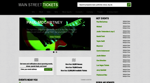 mainstreettickets.com