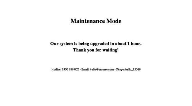 maintenance.antoree.com