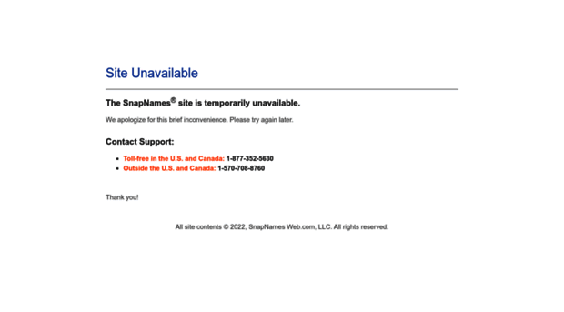 maintenance.snapnames.com