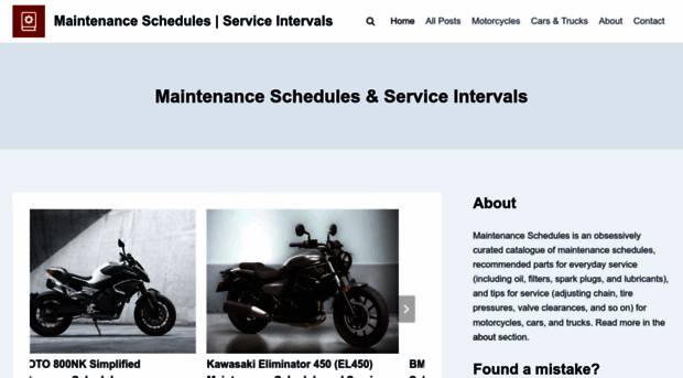 maintenanceschedule.com