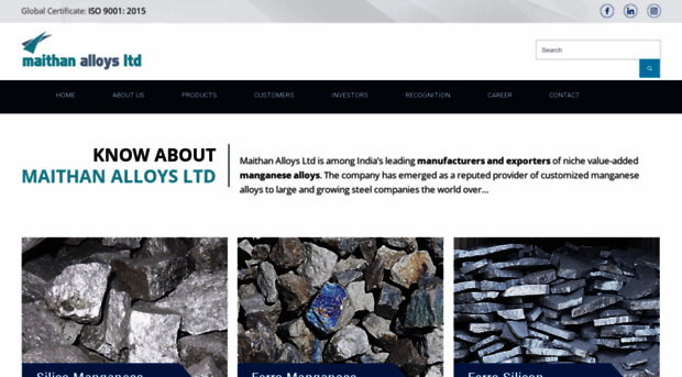 maithanalloys.com