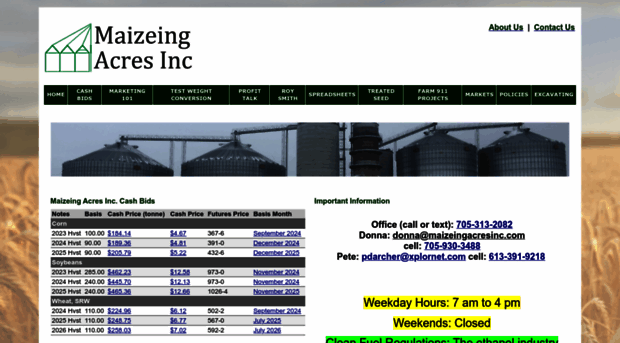 maizeingacresinc.com