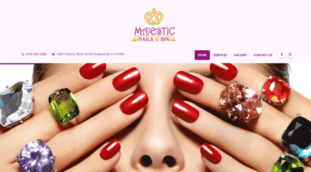 majesticnailsandspa.com