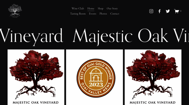 majesticoakvineyard.com