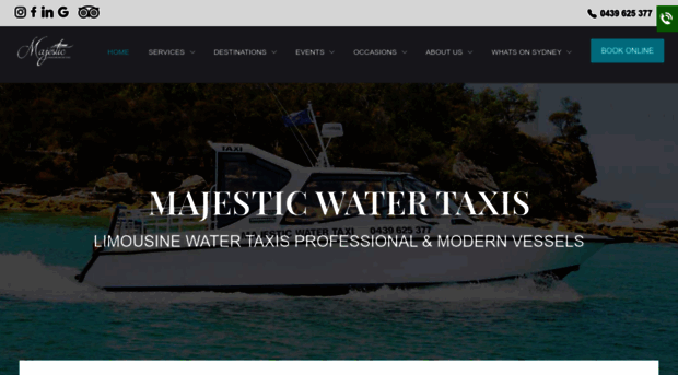 majesticwatertaxis.com.au