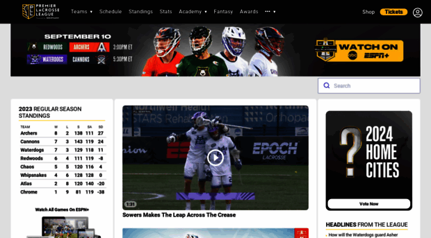 majorleaguelacrosse.com