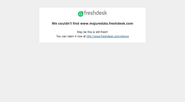 majuredata.freshdesk.com