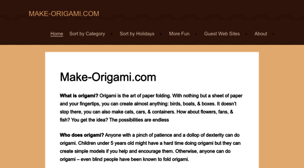 make-origami.com