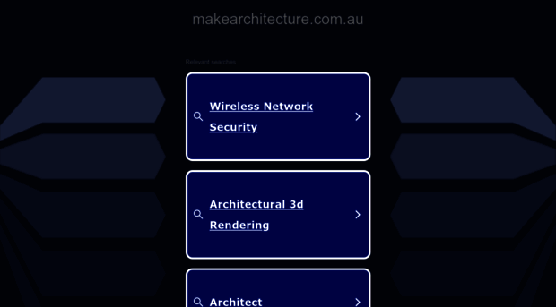 makearchitecture.com.au