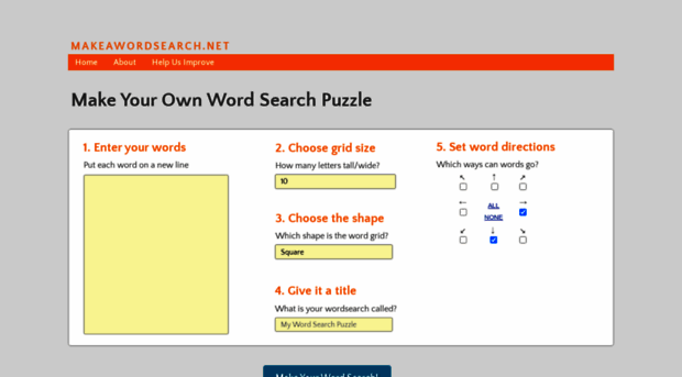 makeawordsearch.net