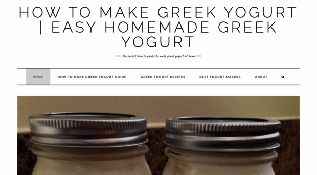 makegreekyogurt.com