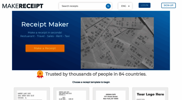 makereceipt.com - Create Custom Receipts – Onlin... - Make Receipt