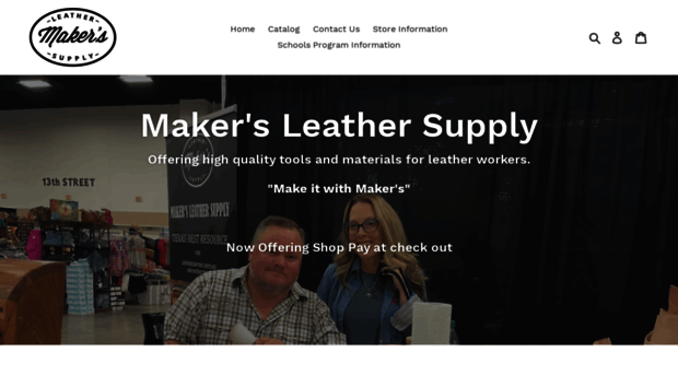 makersleathersupply.com