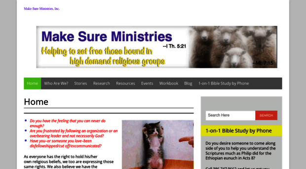 makesureministries.com