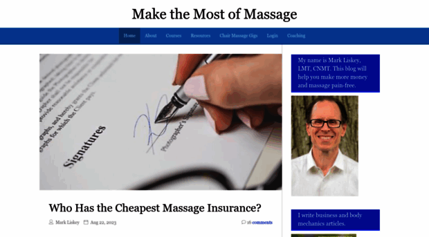 makethemostofmassage.com