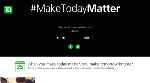 maketodaymatter.td.com