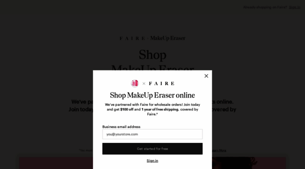 makeuperaser.faire.com